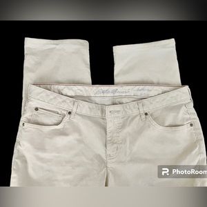 Eddie Bauer Class White Corduroy Jeans P14